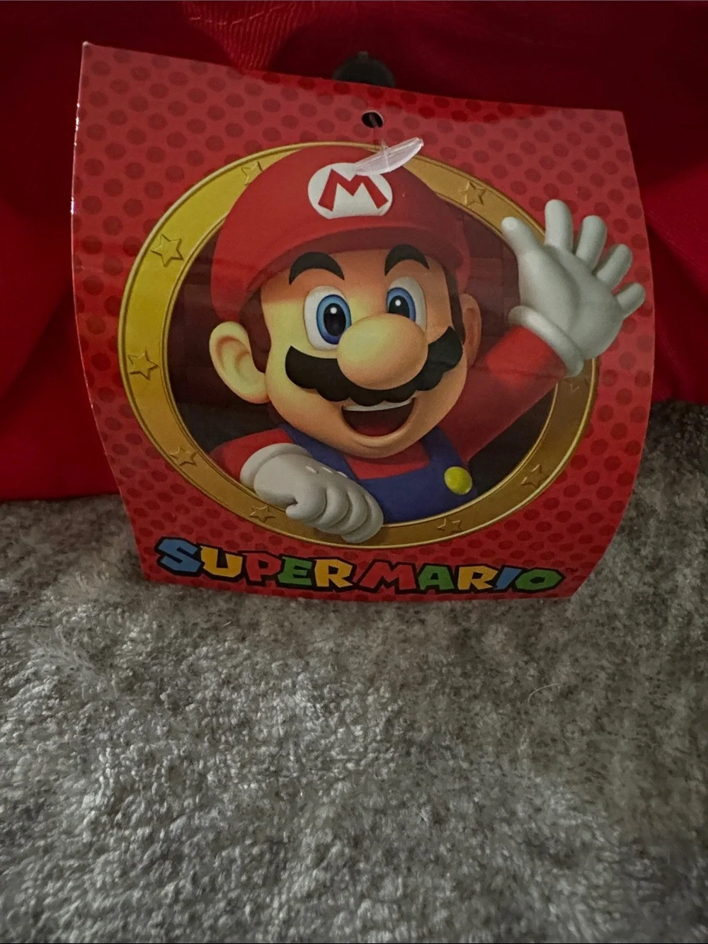 Mario Red Baseball Cap with White & Red 'M' Patch